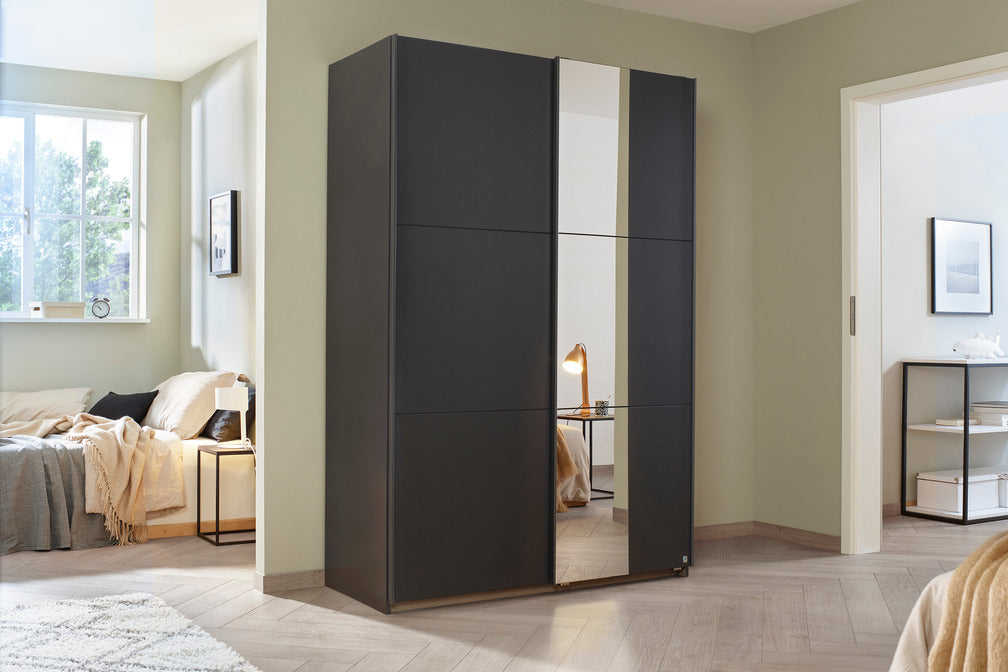 Slide Rauch 2 Sliding Door Wardrobe With Front Mirror